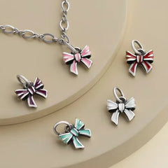 Enamel Bow Charm