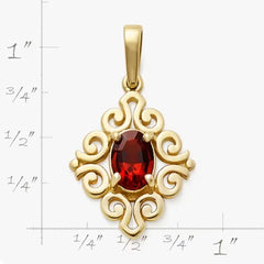 Spanish Lace Birthstone Pendant