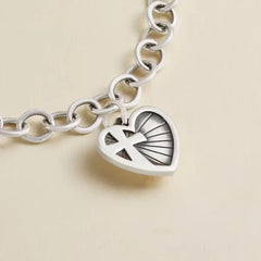 God's Light Heart Charm