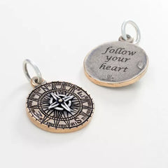 Point the Way Charm