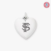 Florida State University Classic Heart Charm