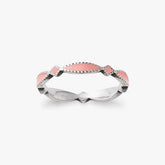Enamel Cordoba Stacker Ring