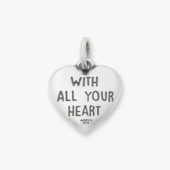 Trust in the Lord Heart Charm