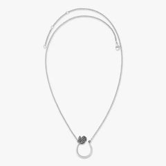 Rose Changeable Charm Holder Necklace