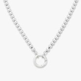 Beaded Chain Changeable Charm Necklace