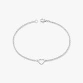 Heart Station Charm Anklet