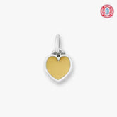 Enamel Georgia Tech Connected Hearts Charm