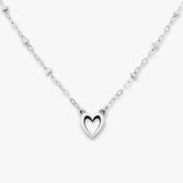 Delicate Heart Beaded Necklace