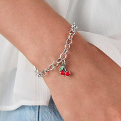 Enamel Cherries Charm