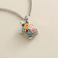 Enamel Festive Turtle Charm