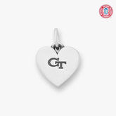 Georgia Tech Small Heart Charm