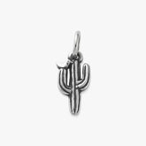 Saguaro Cactus with Bird Charm