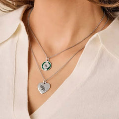 University of North Texas Classic Heart Charm