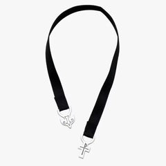 Dove and Cross Ribbon Bookmark
