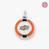 Enamel Oklahoma State University School Spirit Charm