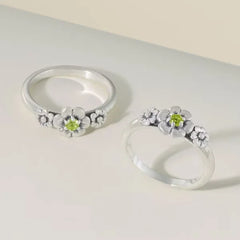 Flowers in Bloom Gemstone Ring