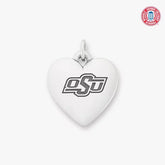 Oklahoma State University Classic Heart Charm