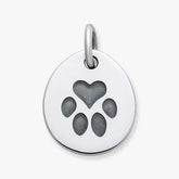 Heart Paw Pet Tag Charm
