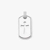 Classic Tag Cross Pendant