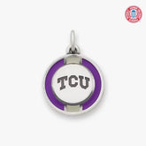 Enamel Texas Christian University School Spirit Charm