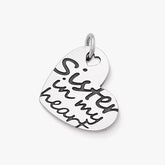 Sister in My Heart Charm