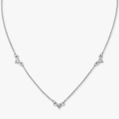 Gemstone Station Necklace