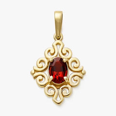 Spanish Lace Birthstone Pendant