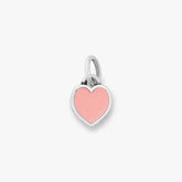 Enamel Connected Hearts Charm