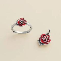 Enamel Consuela Rose Charm
