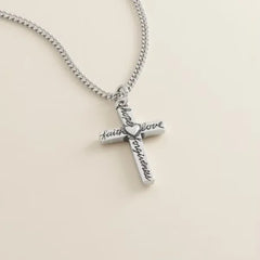 From the Heart Cross Pendant