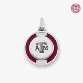 Enamel Texas A&M University School Spirit Charm