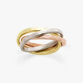 Entwined Trio Combo Ring