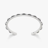Scalloped Cuff Charm Bracelet