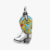 Enamel Western Boot Charm