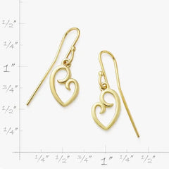 Delicate Mother's Love Dangle Earrings