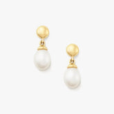 Cultured Pearl Teardrop Earrings