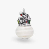 Enamel North Pole Art Glass Charm