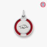 Enamel University of Arkansas School Spirit Charm