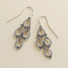 Delicate Cascade Dangle Earrings