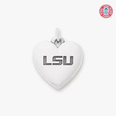 Louisiana State University Classic Heart Charm