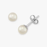 Round Gemstone Studs