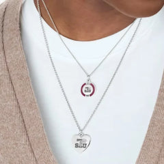 Texas Southern University Classic Heart Charm
