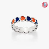 Enamel University of Florida Connected Hearts Ring