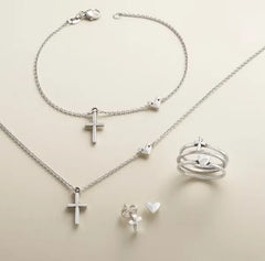 Faith and Love Link Bracelet