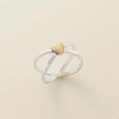 Cross Your Heart Ring