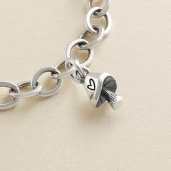 Mini Mushroom with Heart Charm