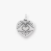 Heart Hands Charm