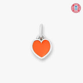 Enamel Oklahoma State University Connected Hearts Charm
