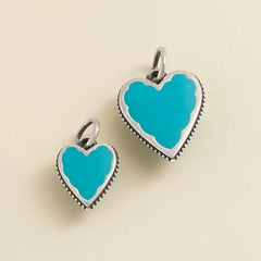 Enamel Heart Charm