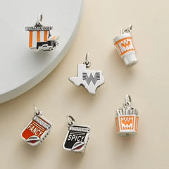 Enamel Whataburger Cup Charm